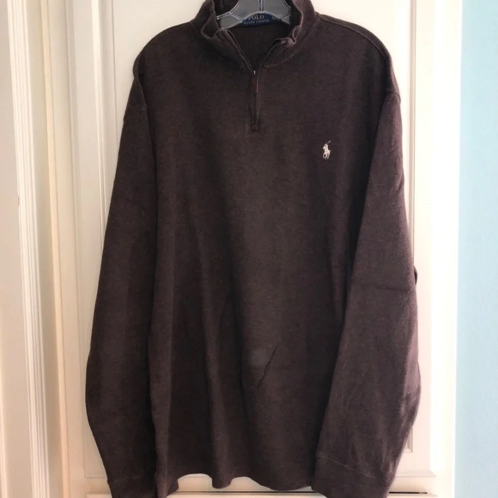 Polo by Ralph Lauren Estate-Rib 1/4 zip pull over - Picture 2 of 6